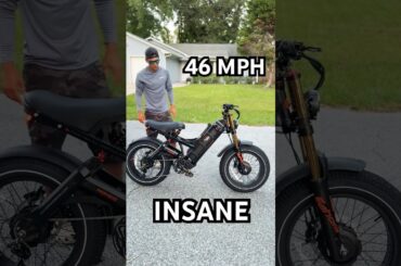 THIS 46 MPH E-BIKE IS INSANE!