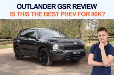 The $80K 2025 Mitsubishi Outlander GSR PHEV (Plug-in hybrid EV) Review