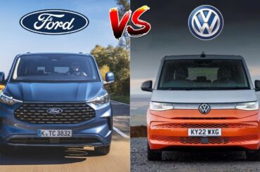 2025 Ford Tourneo Custom Plug-in Hybrid vs 2025 Volkswagen Multivan T7 eHybrid | MUV Battles!