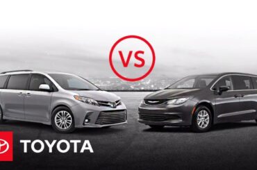 2020 Toyota Sienna XLE vs. 2020 Chrysler Voyager LX | Minivan Comparison | Toyota