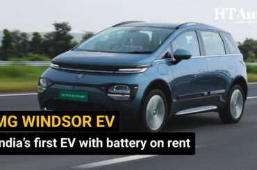 MG Windsor EV review: India's first electric car with battery on rent