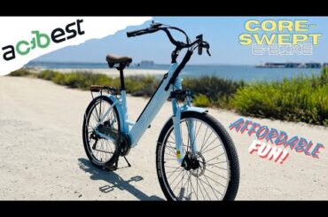 ActBest Core Swept Electric Bike | Comfortable Fun E-Bike that is Affordable!