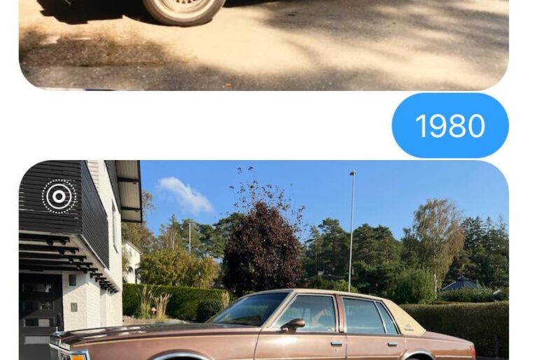 My grandfather's old Chevrolet Caprice. Dad tracked it down and bought it back after 30 years