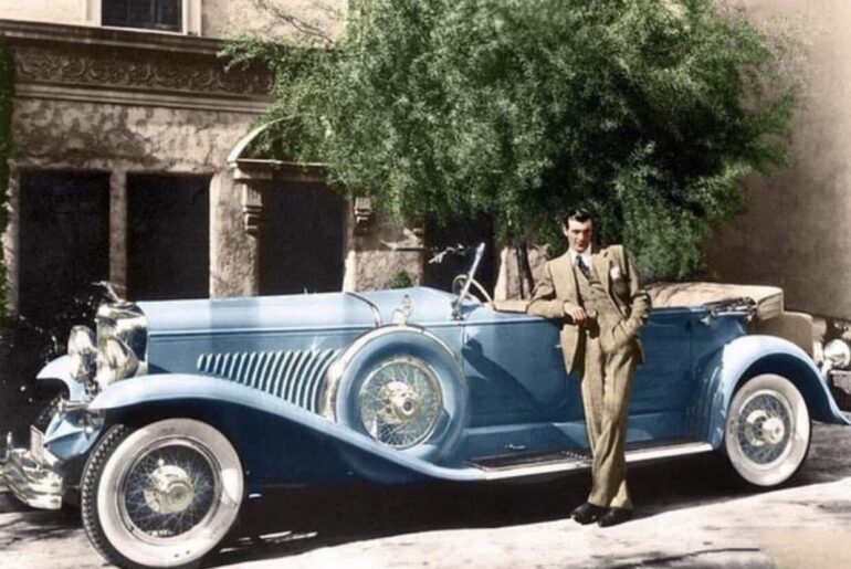 1931 Duesenberg Model J Derham Tourer (with Duesenberg enthusiast Gary Cooper)