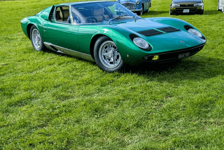 1969 [Lamborghini Miura] P400 S in a field in Limerick.