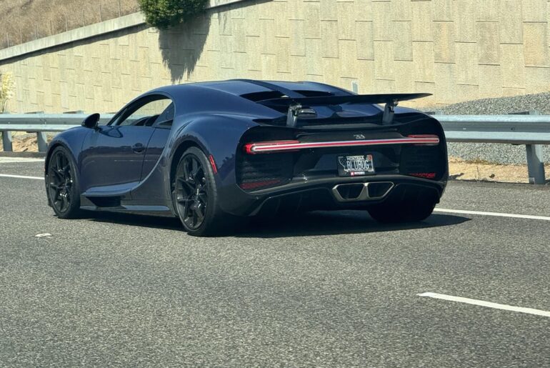 [Bugatti Chiron] I saw today in Orange County.  I’ve never actually seen one on the road.