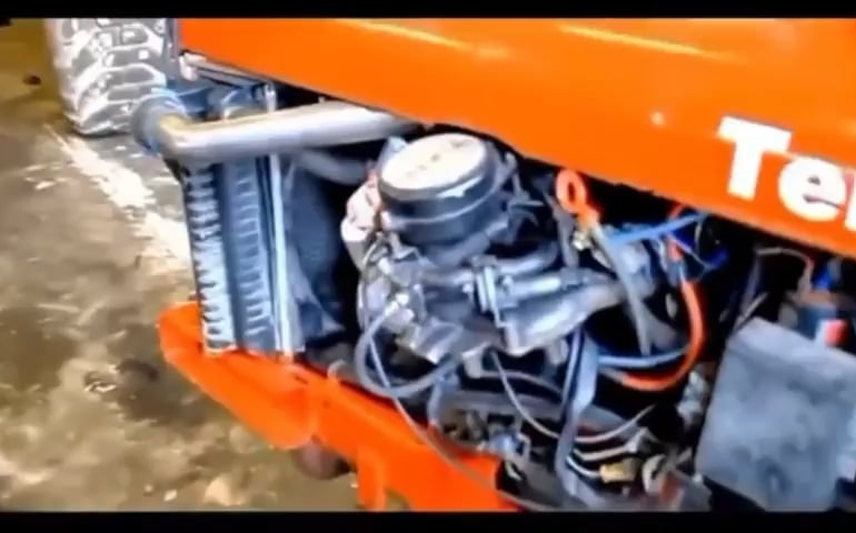 Tractor with Ferrari Engine