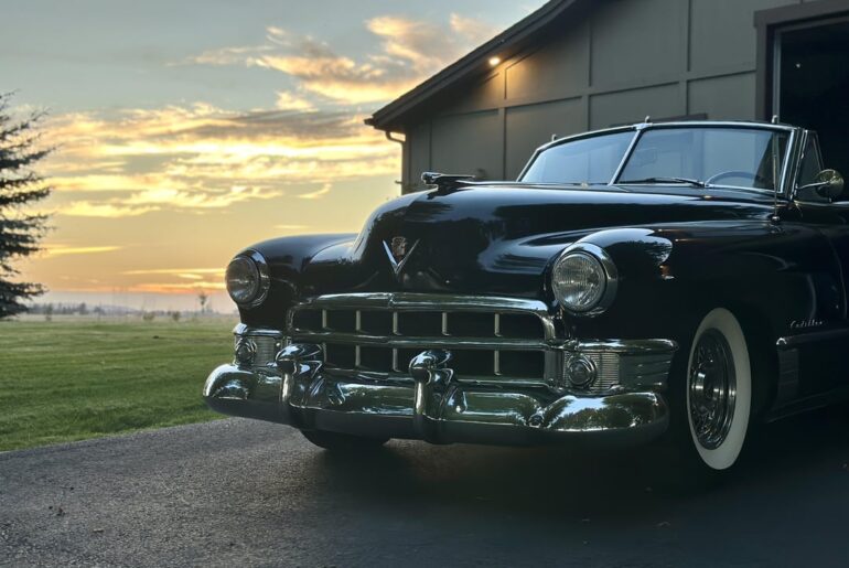 It was the perfect September evening for a cruise in my 1949 Cadillac!