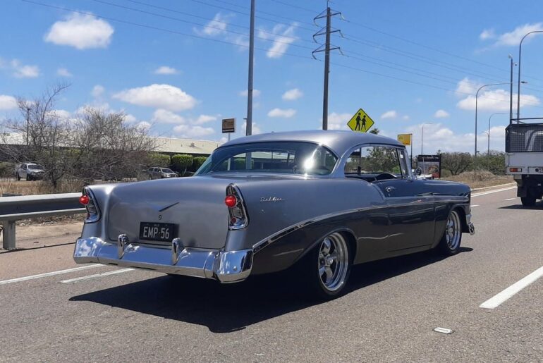 Car spotting Merican cars in small town, Australia.