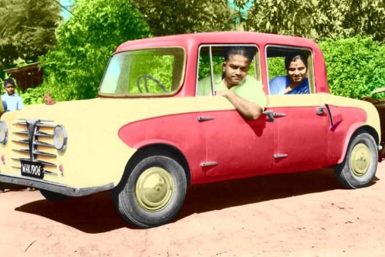 Meera Twoseater 1949 This microcar was made in India in 1949 by Shankarao Kulkarni.