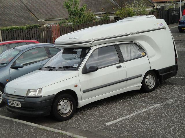 Renault Clio Stimson Sportique Camper: The Official Car of:?