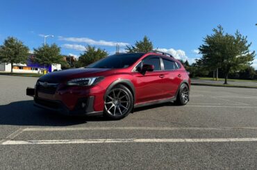 My 19 Crosstrek. Don’t really see much lowered.