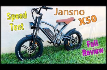 Jansno X50 - Speed Test & Review of eBike - $749