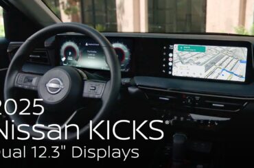 All-New 2025 Nissan Kicks® SUV | Dual 12.3" Displays