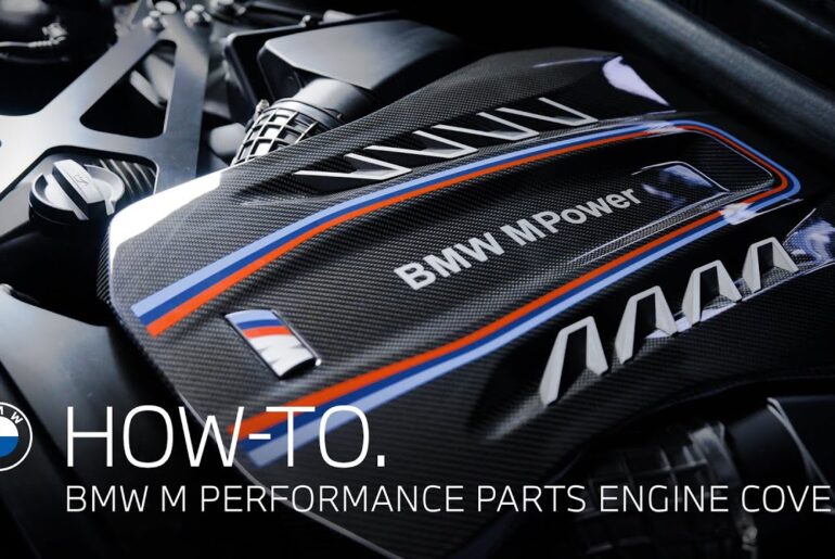 How-To: BMW M Performance Carbon Engine Cover.