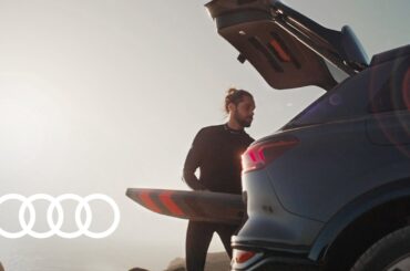 The Audi Q6 e-tron quattro x Audi e-tron eFoil