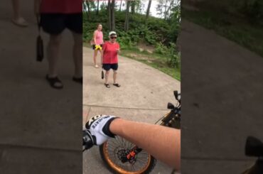 Old Lady Hates E-bikes! | @ZillyMilli #motorcycle #fyp #karen #rage