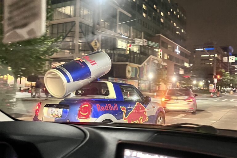 [Mini Cooper] Saw a Red Bull car in downtown Baltimore last night. Apparently 1/500.