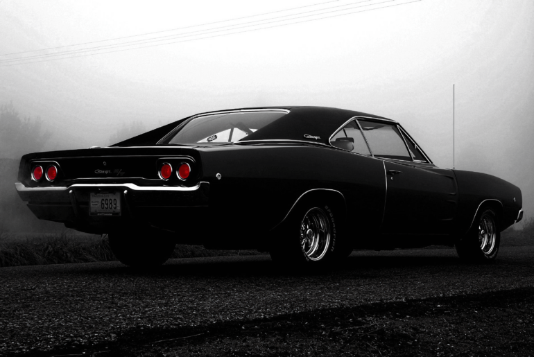 Selective Colour: 1968 Dodge Charger R/T [Unfortunately no idea on source] [3840x2160]