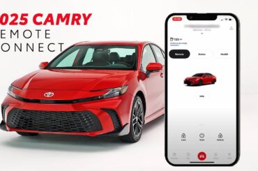 2025 Toyota Camry: How to Use Remote Connect With the Toyota App | Toyota Camry Drive-Off Essentials