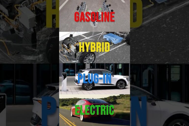 Gas vs Hybrid vs Plug-in vs Electric - What's The Difference?