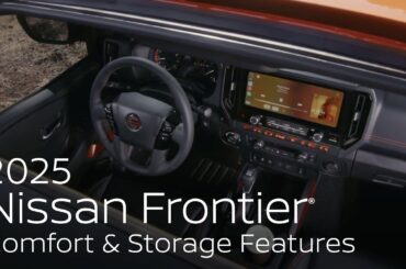 2025 Nissan Frontier® Pickup Truck | Comfort & Storage Features