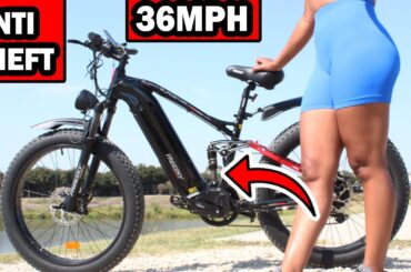 BEST CHEAP FAST EBike With Range & Full Suspension? 2024 FreeSky EuroStar Ultra Electric Bike Review