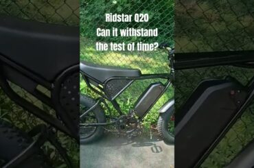 RIDSTAR Q20 - Can it withstand the test of time? #ridstar #ebike #ridstarq20 #pev #danburyct