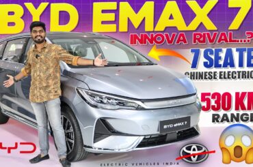 BYD eMAX7 Electric Car Review | 6 & 7 Seater Family Electric Car | Electric Vehicles India