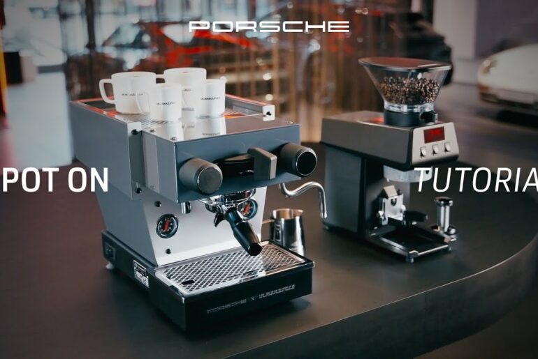 How to steam milk with the Porsche x La Marzocco Linea Micra | Tutorial | Spot On