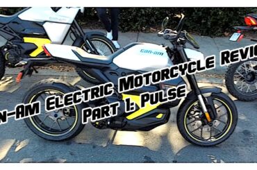 Can Am Electric Motorcycle Ride Review Part 1: Can-Am Pulse