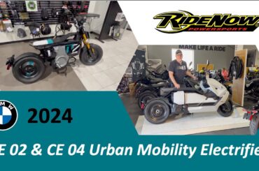 BMW CE 02 & CE 04 Electric Motorcycles - Mobility Electrified!