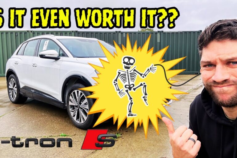 IS IT POSSIBLE TO REPAIR A CRASHED ELECTRIC CAR? AUDI Q4 ETRON!!...