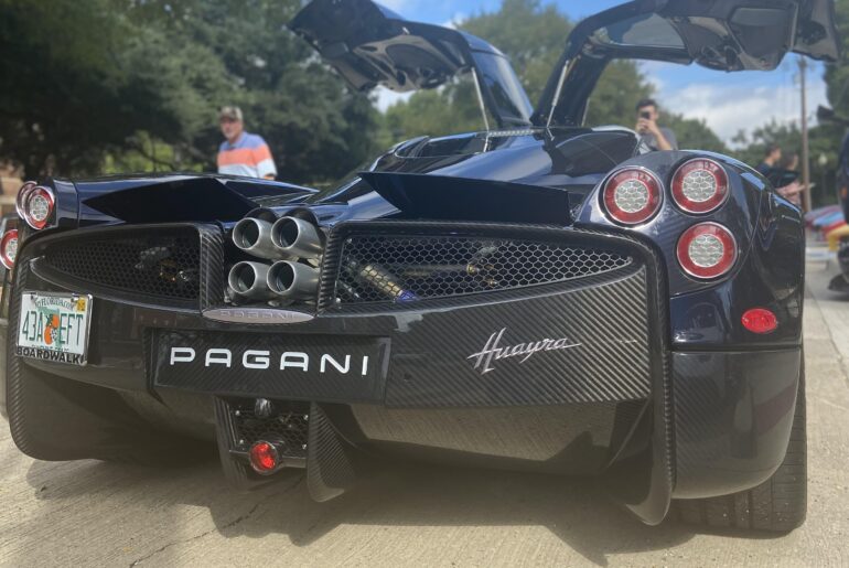 [Pagani Huayra] at a local meet