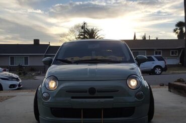 Maybe posted here before a few years back, but here’s my 2012 fiat 500 (base model) 5spd across various eras.