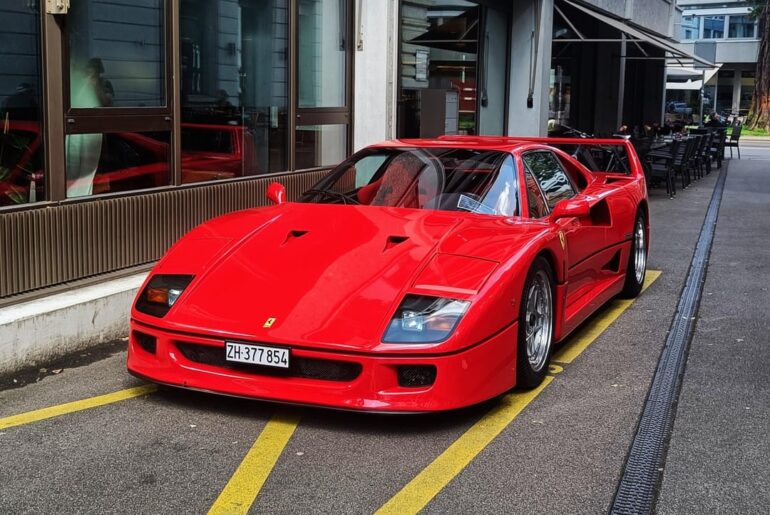 [Ferrari F40] spotted in Zurich, Switzerland