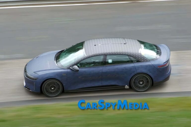 Lucid Air Sapphire Seen On The Nurburgring, Possibly Out For EV Lap Record