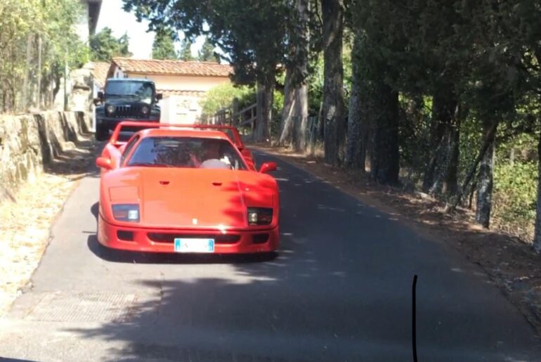 Spotted in its natural habitat [Ferrari F40]