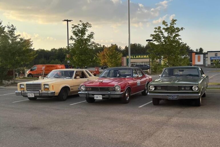 My friends and I took this trip of 1970s cars for an 850 mile road trip