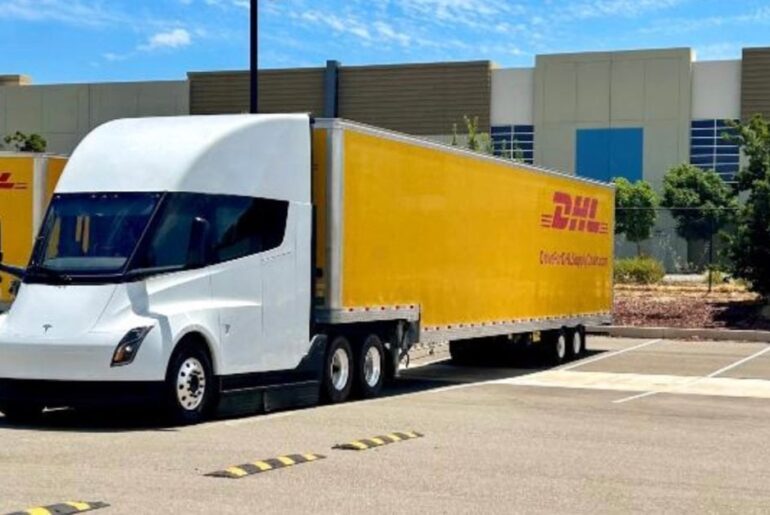 DHL tests Tesla Semi and confirms the electric truck's impressive performance