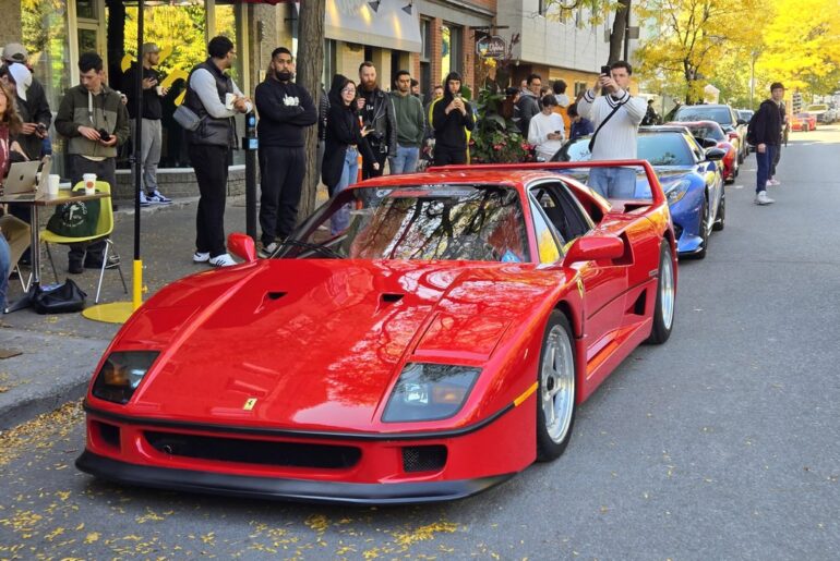 [Ferrari F40] spotted.