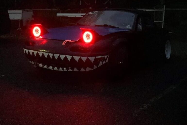 One spooky halloween night a miata is on the hunt.