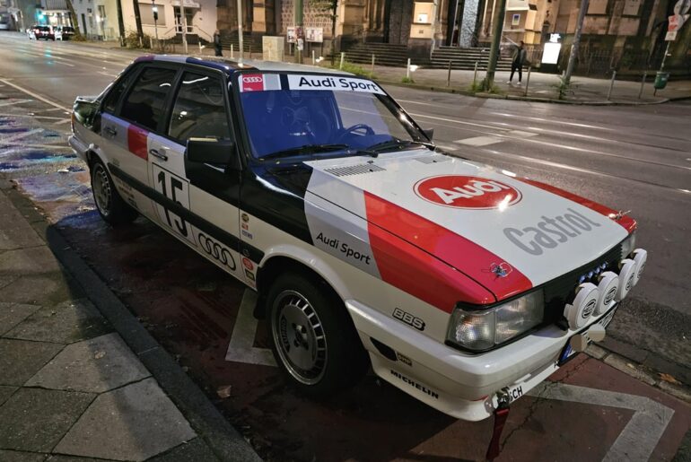 Not saying it's regular, but still an interesting street find! Audi 80 GT.