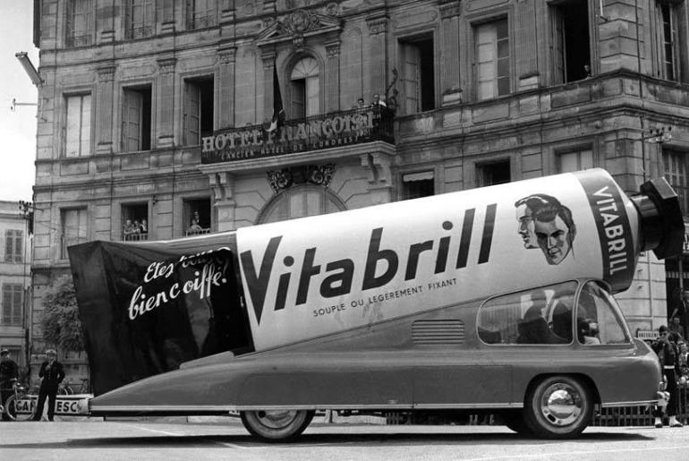 Vitabrill promotional vehicle, France, circa 1952