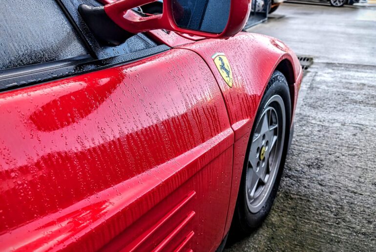 Testarossa dries off in the early hours, Dublin. [4080x3072]